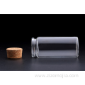 High borosilicate glass tube wishing bottle with cork